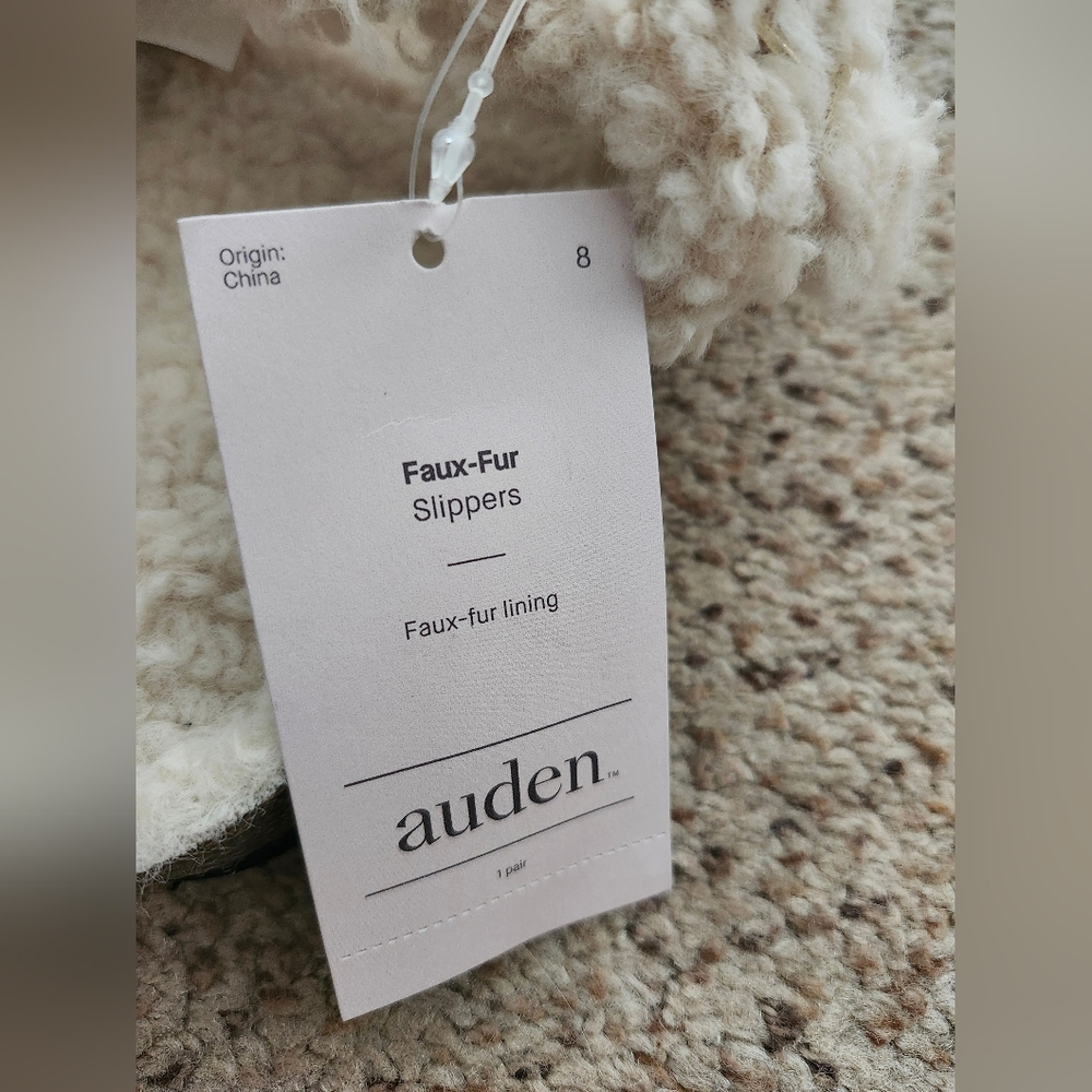 New Auden Faux Fur Slippers - Picture 3 of 4